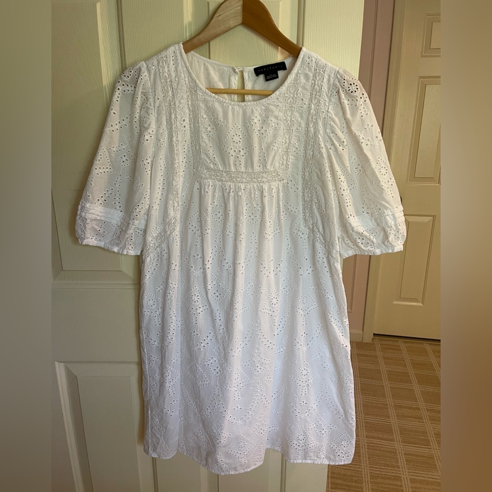 Sanctuary White Eyelet Dress